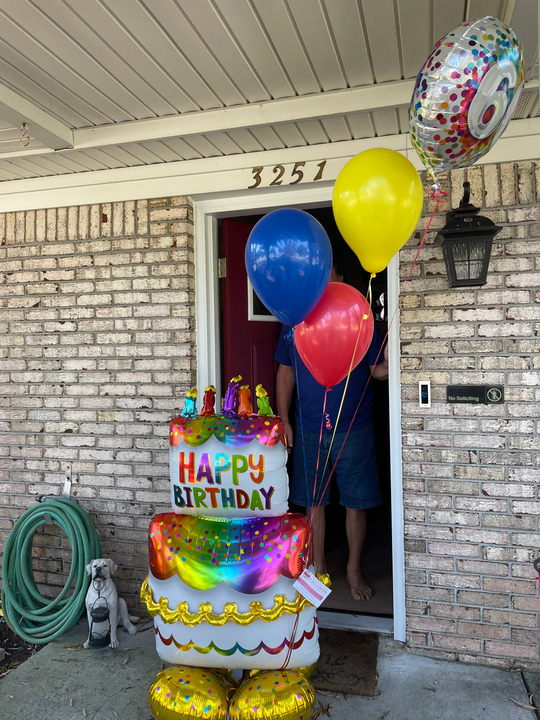 Giant Birthday Cake Airloonz Balloon (53 Inch)