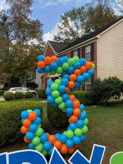 Small Caribbean Blue Latex Balloon (11 Inch)