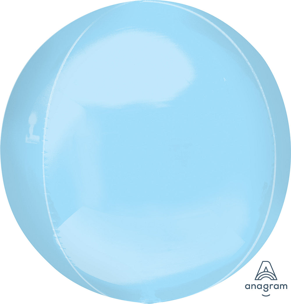 Pale Blue Jumbo Orbz 21" Foil Balloon