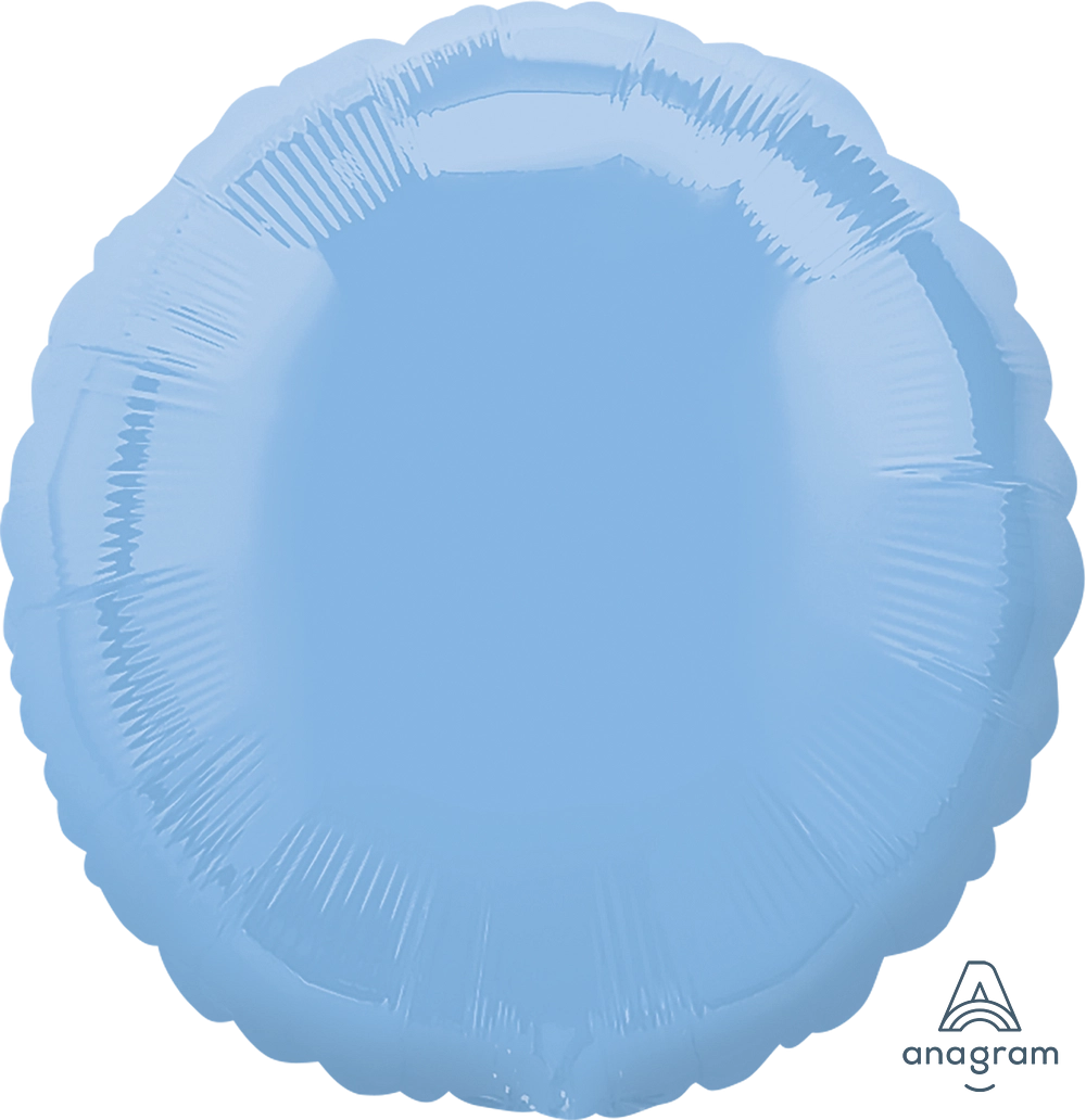 Pale Blue Round 18" Foil Balloon