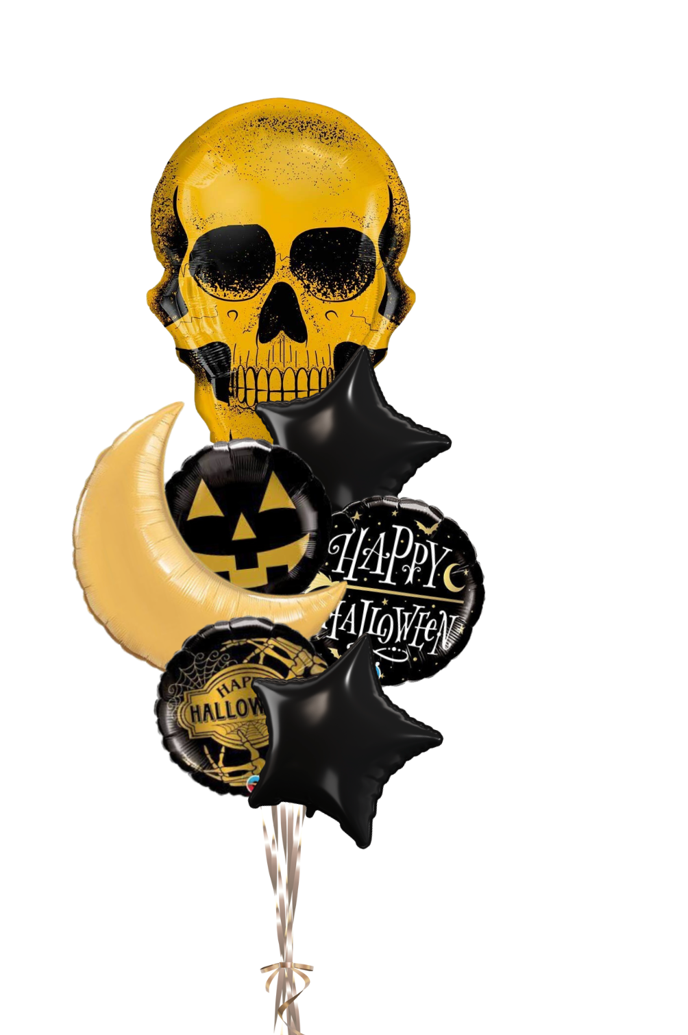 Black and Gold Halloween Night Boo-quet