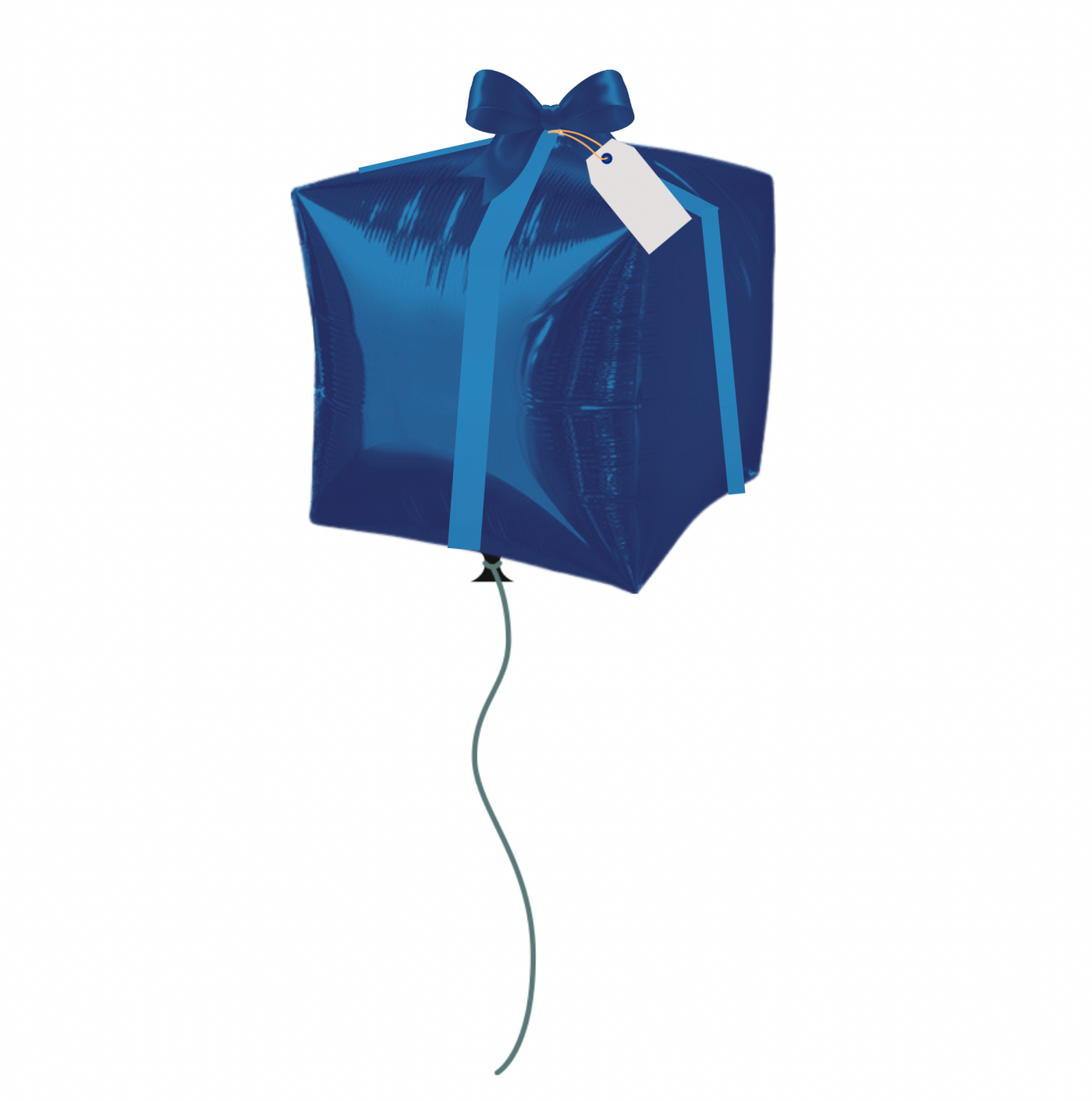 Blue Present Gift Balloon