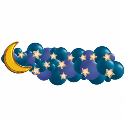 Midnight Moon + Stars Luxury Garlands