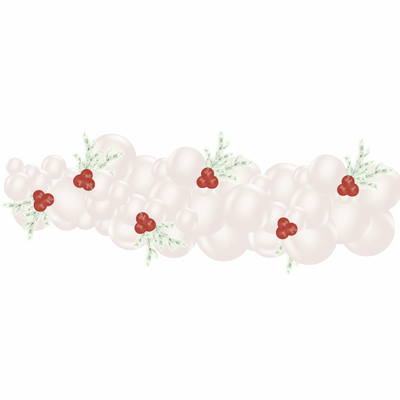 White Holly Christmas Luxury Garlands