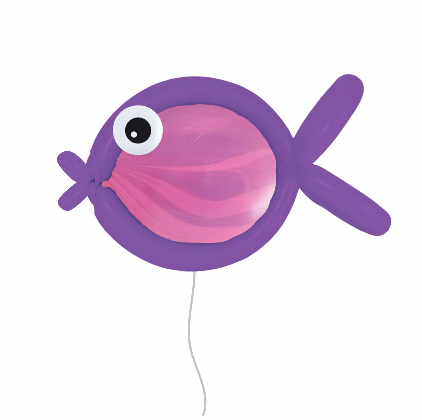 Twisted Floating Fish Balloon