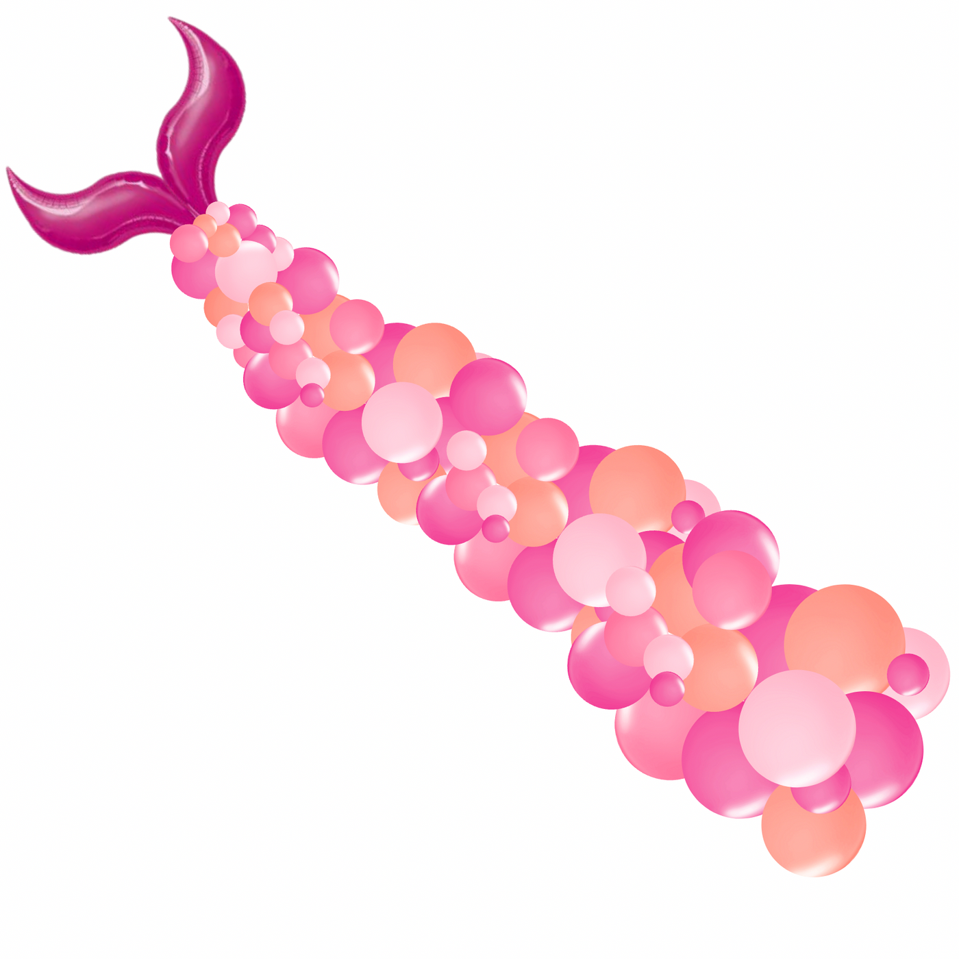 Pink Mermaid Tail Luxury Garland