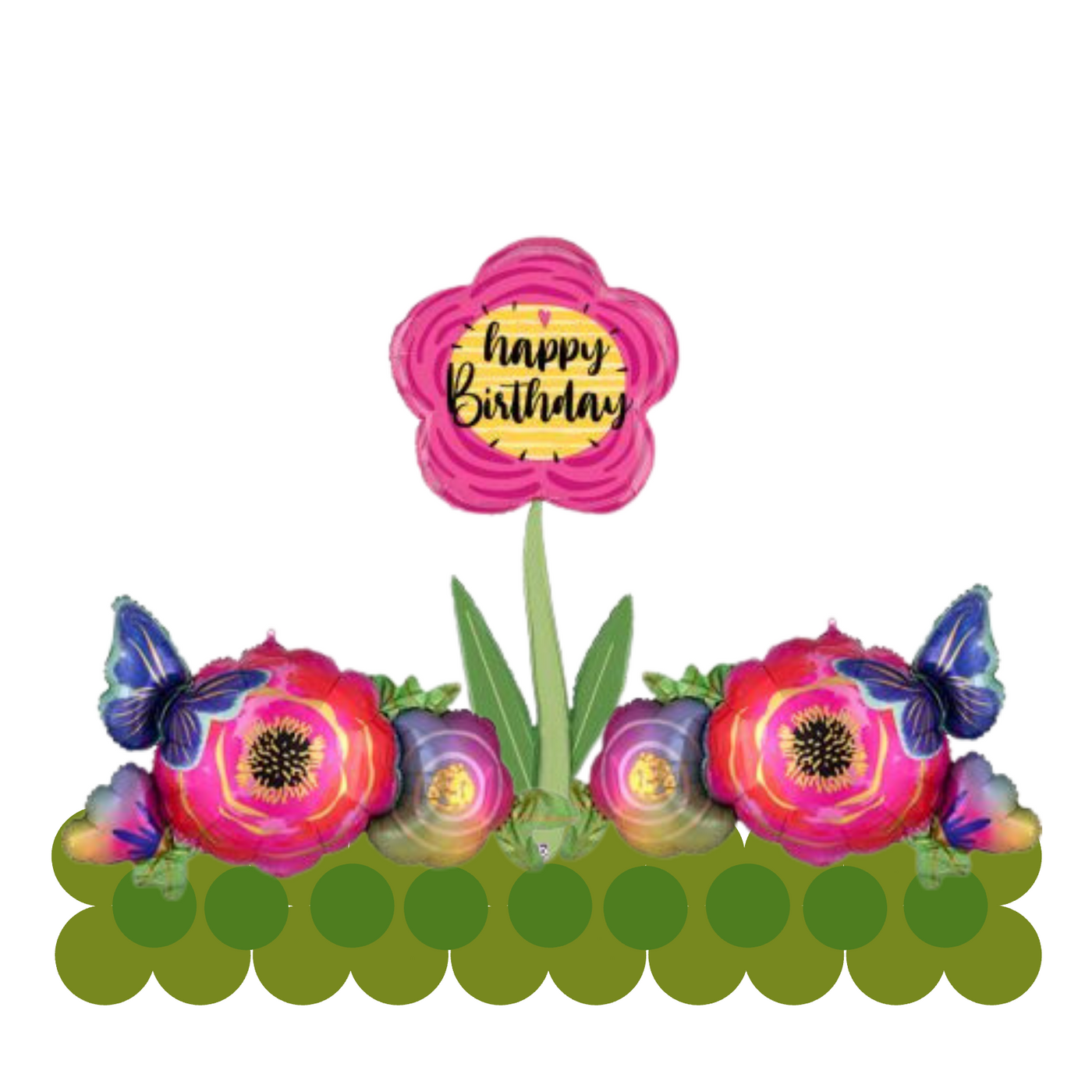 Birthday Flower Bed Marquee