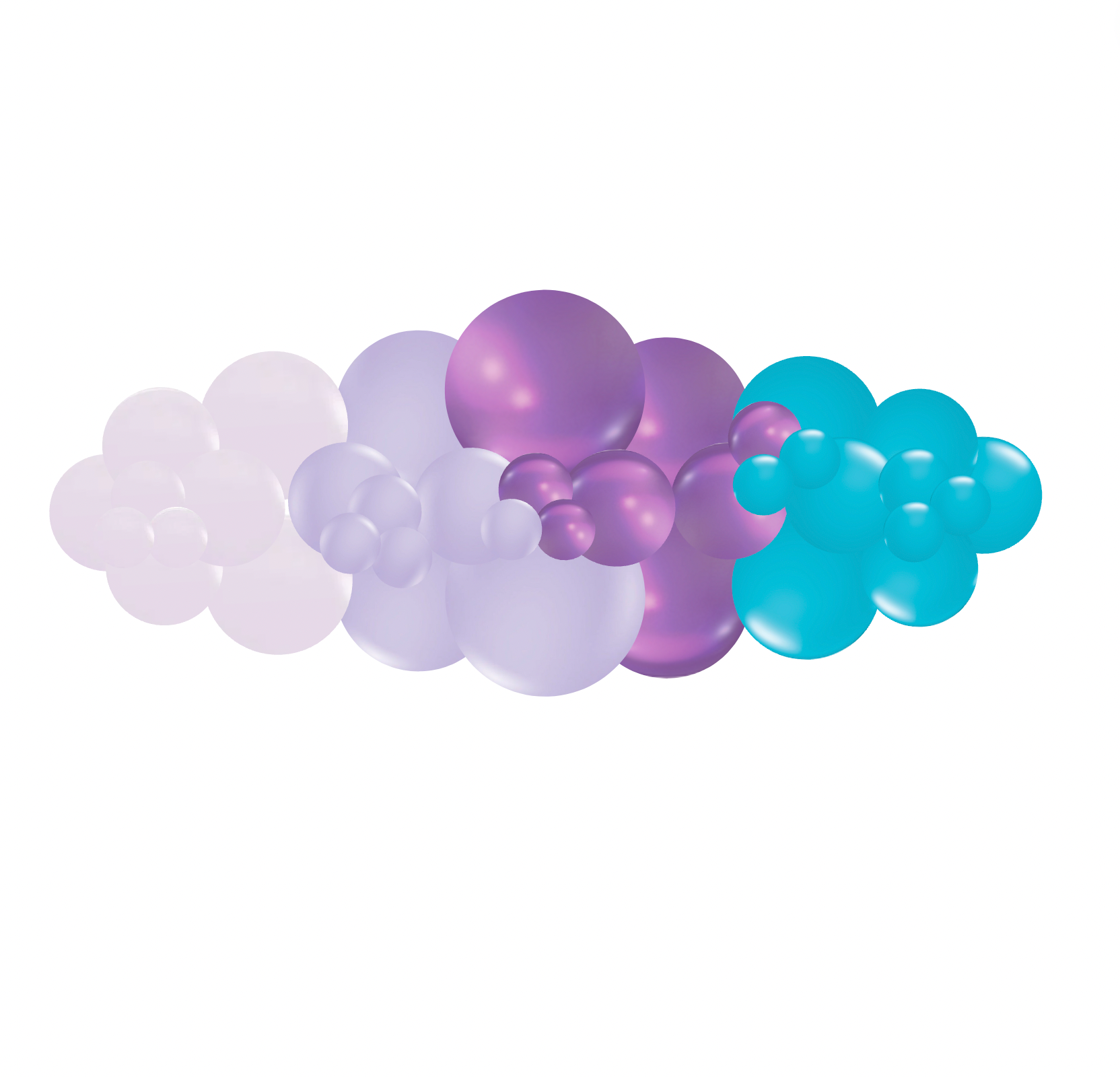 Ombre Mermaid Garland (5 Feet)