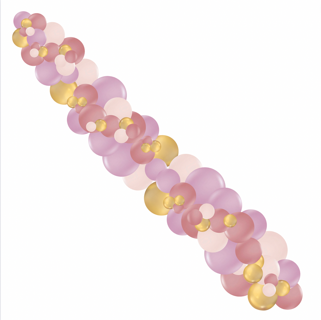 Pink, Purple and Gold Garland