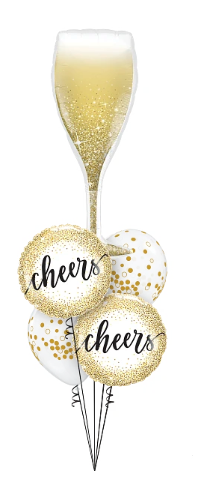 Cheers Golden Bubbly Bouquet