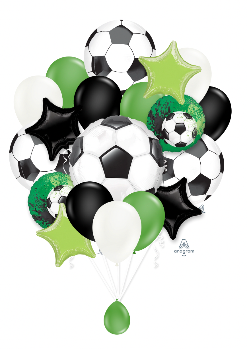 Soccer Explosion Luxury Bouquet (sand anchor included)