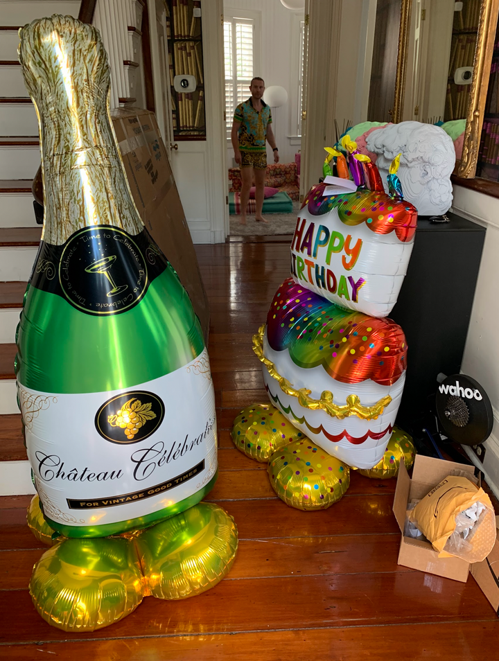 Giant Birthday Cake Airloonz Balloon (53 Inch)