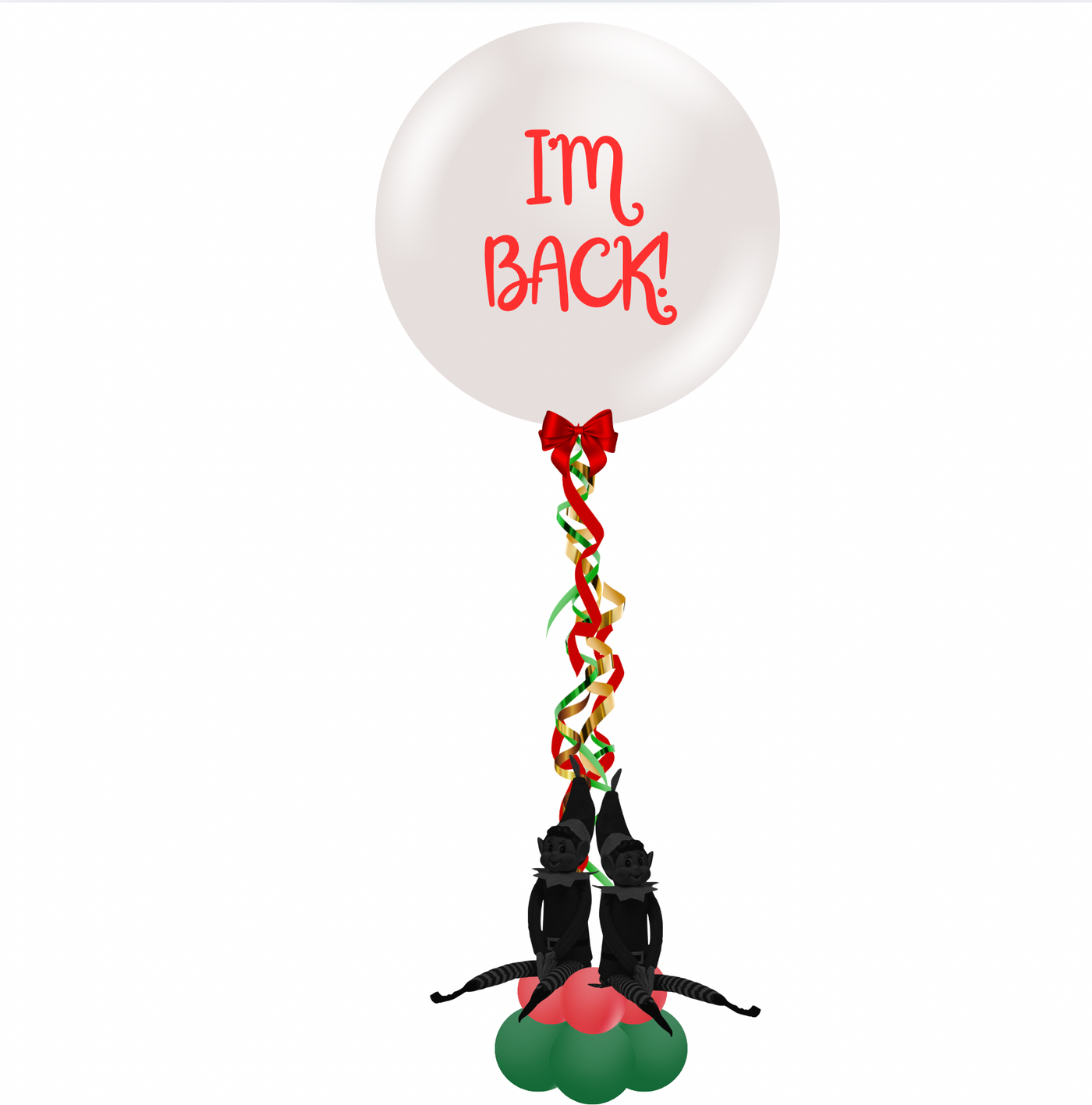 I'm Back! Naughty Elf Giant Balloon