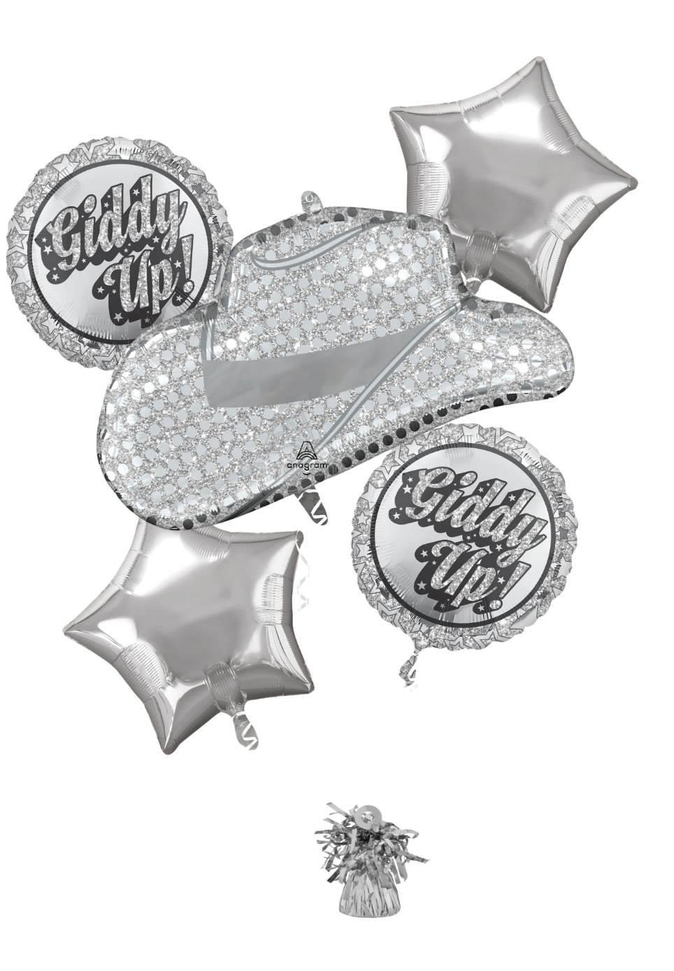 Rhinestone Disco Cowboy Bouquet Kit