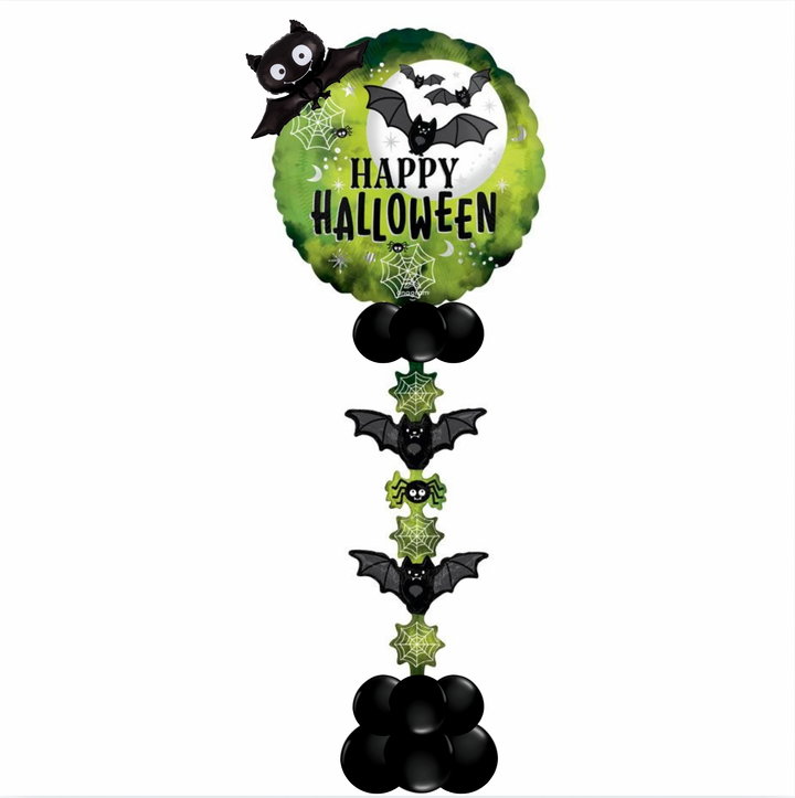 Happy Halloween Glow Batty Airwalker Tails Foil Balloon (69 Inch)