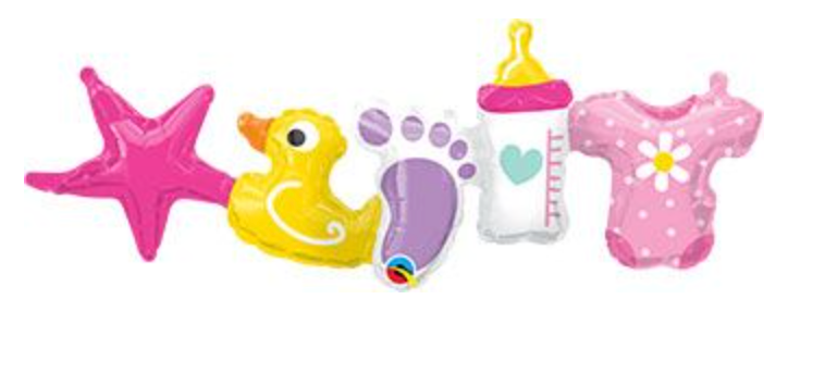 Baby Girl Icons Garland