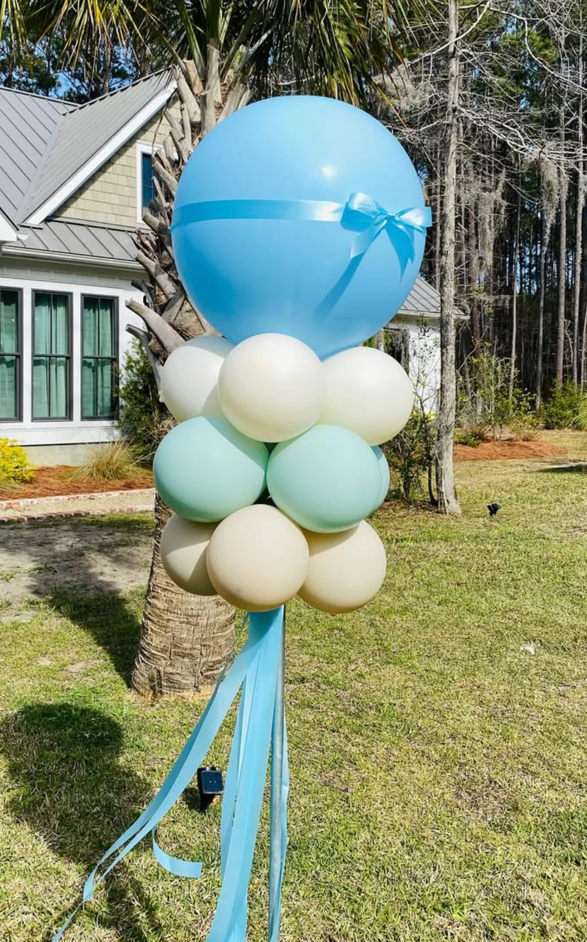 Small Pastel Blue Latex Balloon (11 Inch)