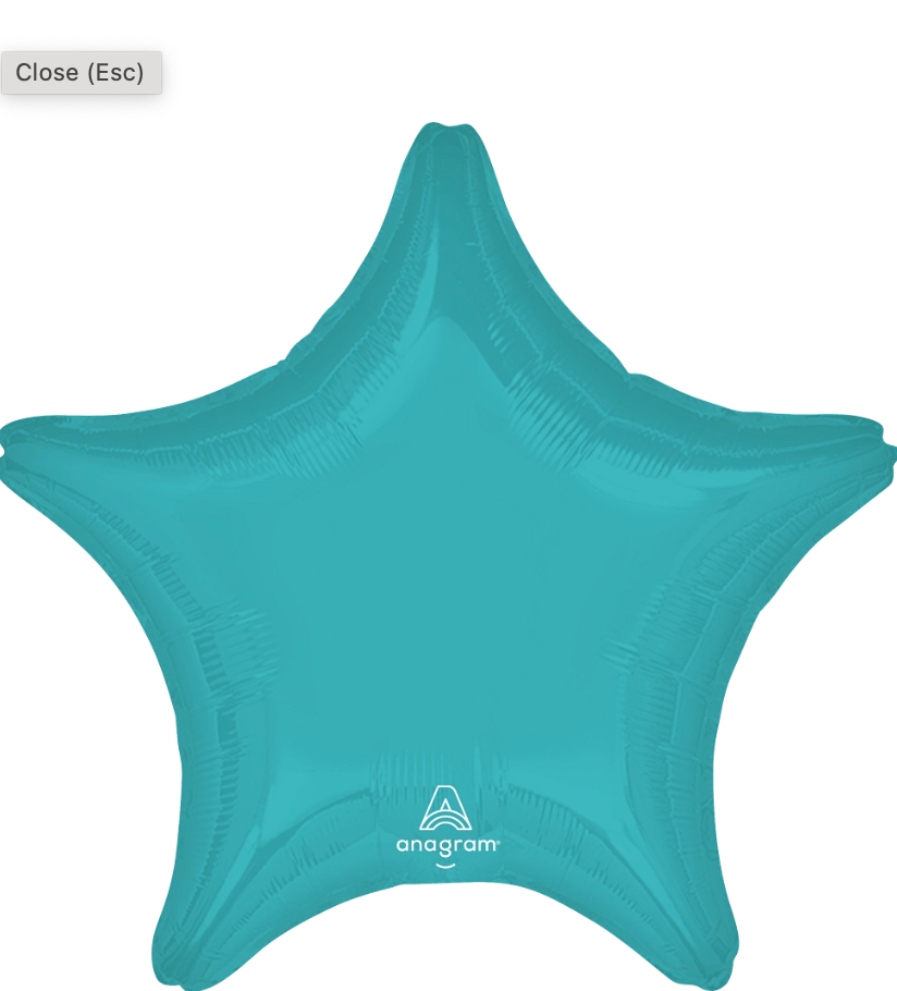Vibrant Blue Star Balloon (18 Inch)