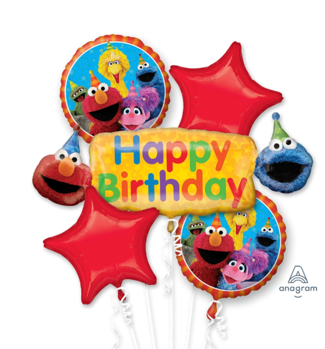 Sesame Street Banner Birthday Bouquet Kit