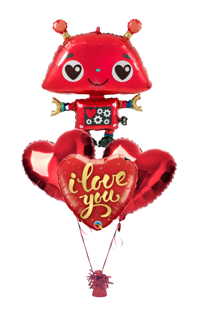 Love Robot Bouquet