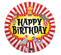 Happy Birthday Circus Animals Balloon