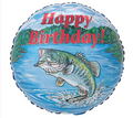 Happy Birthday Bass Balloon