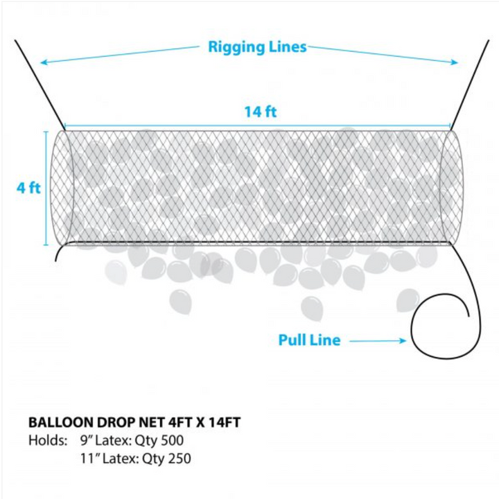 Ready to Go Balloon Drop Net Systems