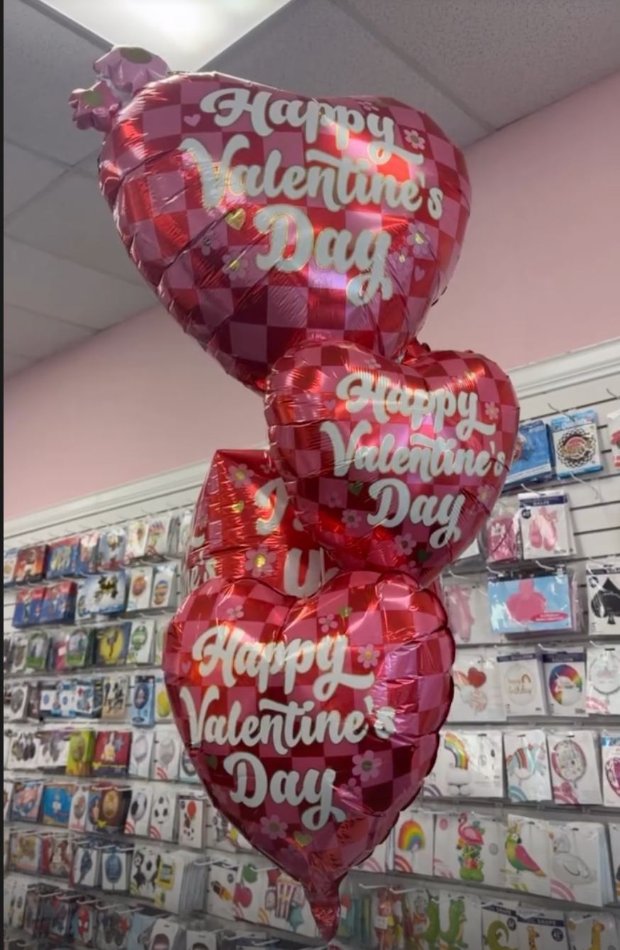 Checkered Happy Valentine's Day Bouquet