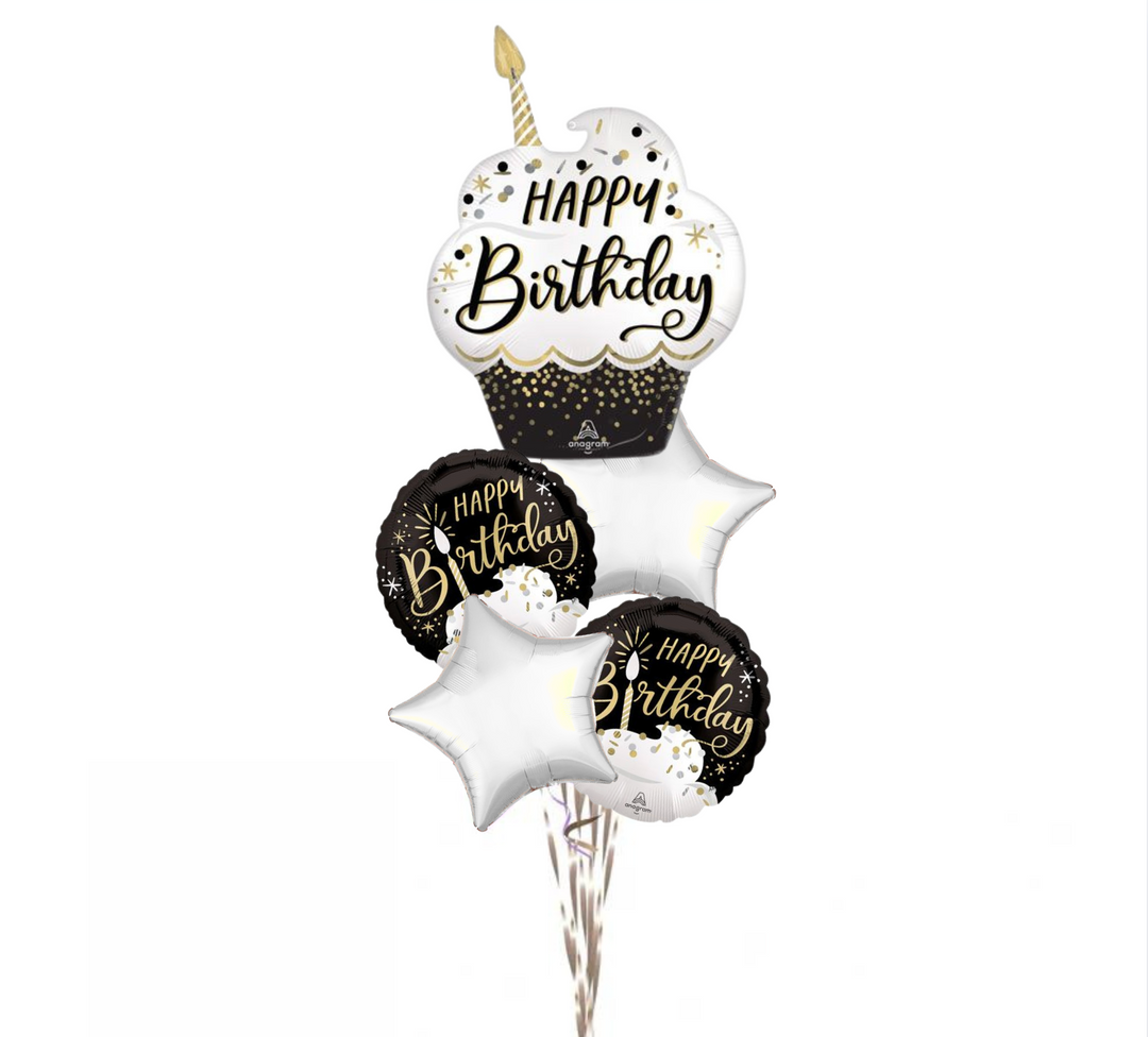 Satin Birthday Wishes Balloon Kit