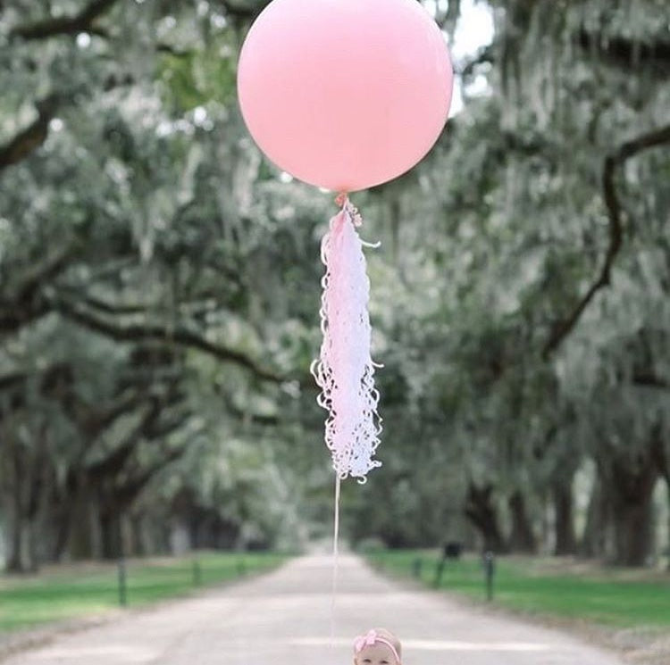 Pink Twirlz Balloon Tail