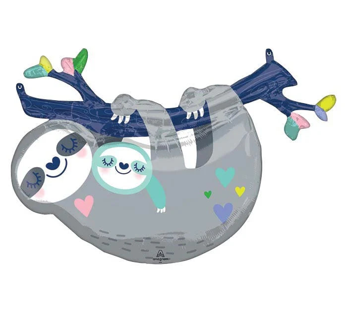 Sloth Mom Balloon 36" Foil Balloon