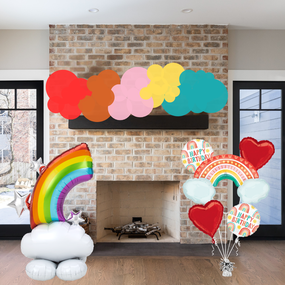 Rainbows Balloon Decor Package
