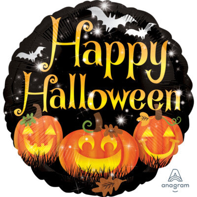 Happy Halloween Pumpkins Foil Balloon