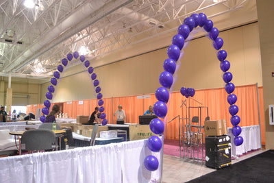Custom String of Pearl Indoor Balloon Arch