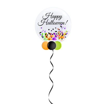 Happy Halloween! Personalized Confetti Bubble