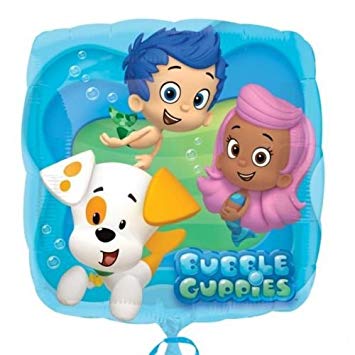 Bubble Guppies Square Balloon (D)