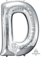 Large 3' Silver Letters