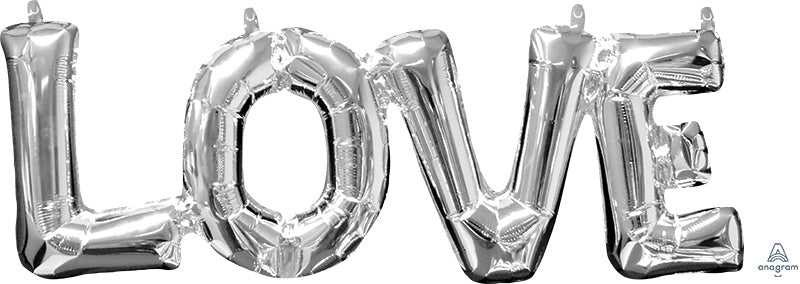 LOVE Air-Filled Balloon Banner Word Phrase