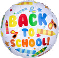 Back to School 18" Foil Balloon (D)