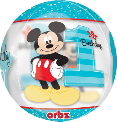 Disney Baby Minnie Mouse 1st Birthday Orbz Balloon (D)