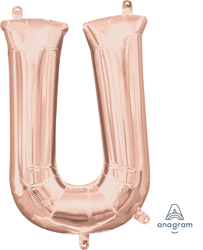 Air-Filled, Non-Floating Small Print Letters (16 Inch)