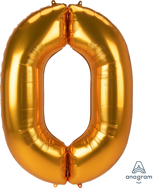 Very Large 5' Gold Numbers (53 Inch)
