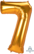 Very Large 5' Gold Numbers (53 Inch)
