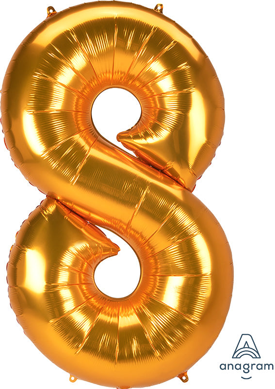 Very Large 5' Gold Numbers (53 Inch)