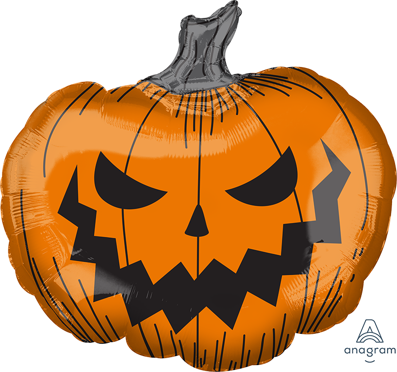 Jack O Lantern Pumpkin Foil Balloon (29 Inch)