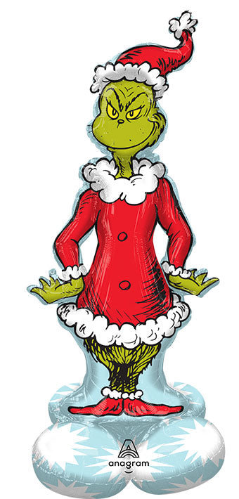 Christmas Santa Grinch Airloonz Balloon (53 Inch)
