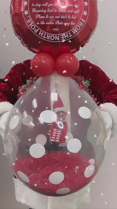 Naughty Elf Stuffer Bubble Balloon