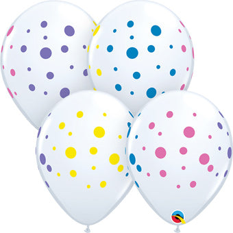 COLORFUL DOTS ARD WHITE
