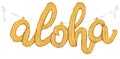 Gold Hooray, Aloha, Fiesta Script Balloon Banners (options available)