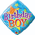 Birthday Boy Stars Diamond 18"